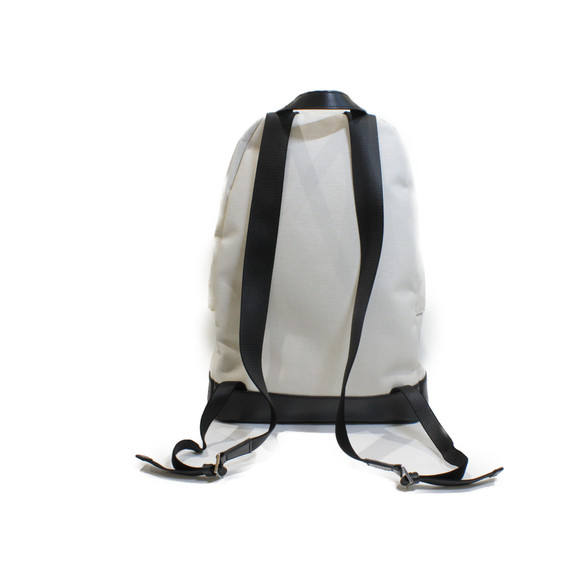 Balenciaga White Black Leather Backpack - Picture 1 of 9